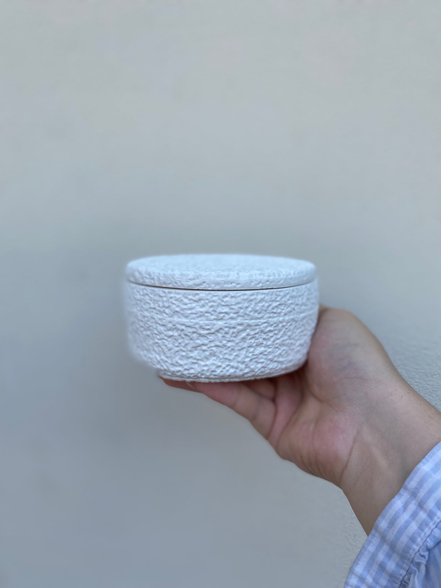 Contenitore in gesso